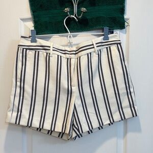 NWT Ann Taylor Factory Black and White Striped Women's Shorts